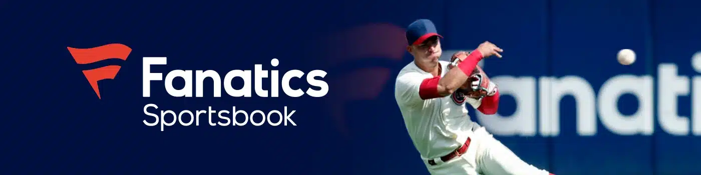 Fanatics Sportsbook logo with a baseball player sliding into base
