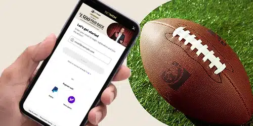 BetMGM sign-up form with email desktop banner